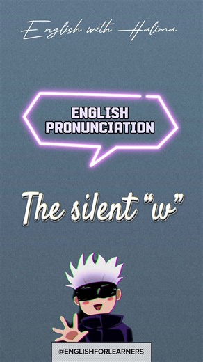 Understanding Silent W: Words and Rules