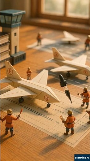 Miniature Airport Magic 🛬 | Toy Planes Come to Life in Stunning Detail