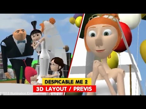 Despicable Me 2 | Rough Layout Previs Reel | Regis SCHULLER | 3D Animation Internships