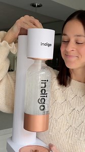 Make your own sparkling water at home 🫧💙 Up to 60L from one cylinder #indigosoda #yourlocalsparkles #sparklingwater #home #cylinder | Indigo Soda