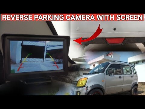 Car Reverse Parking Camera Installation With Monitor/Screen |DIY|