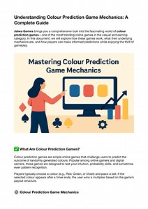How Colour Prediction Game Mechanics Work – Complete Guide - SlideServe