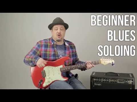 How To Solo On Guitar - Blues Techniques For Beginners - E Minor Pentatonic Scale For Soloing
