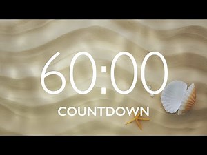 60 Minute Timer with Relaxing Music and Alarm 🎵⏰