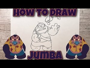 HOW TO DRAW JUMBA | LILO & STITCH | Easy Step-by-Step Tutorial | FOR KIDS