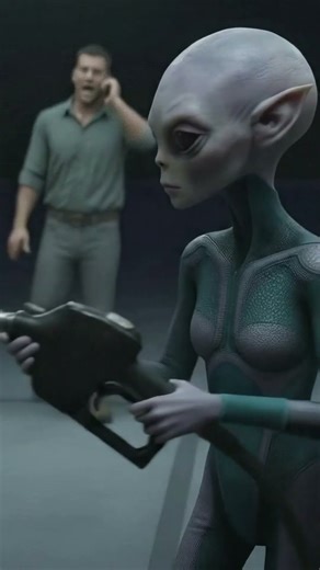 What Happens When An Alien Visits A Gas Station? #aliens #alienspacestory