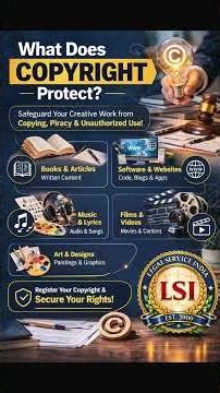 Copyright Registration in India | Protect Your Creative Work | LegalServiceIndia