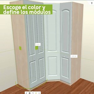 ¿QUIERES VER CÓMO QUEDARÍA TU ARMARIO IDEAL? Ahora en nuestras tiendas podrás diseñarlo con nuestro planificador 3D. Solo tienes que traer tus buenas ideas y dejar que nuestros asesores le den la forma que tienes en mente. ¡Anímate! 😀⚒ | Leroy Merlin España
