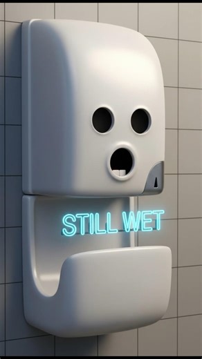 POV: Your Public Hand Dryer is tired of your wet hands 🚽💢 #shorts #animation #funny #viralshorts