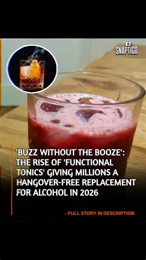 NewsTigo | NON-ALCOHOLIC DRINK THAT GETS YOU 'WOOZY AND RELAXED' WITHOUT THE HANGOVER It’s the holy grail of 2026 wellness: a drink that makes you... | Instagram