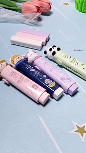 😍Student Creative Cartoon Push-Pull Eraser | Elitebaz