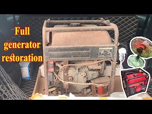 How to restoration generator engine | Repair and reuse old rusty generators
