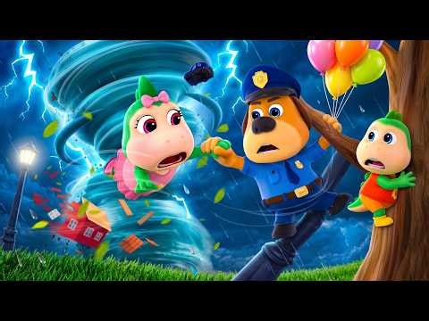🌩️ What To Do In A Thunderstorm?🛑 Storm Safety Rules for Kids! | Spike Cartoon