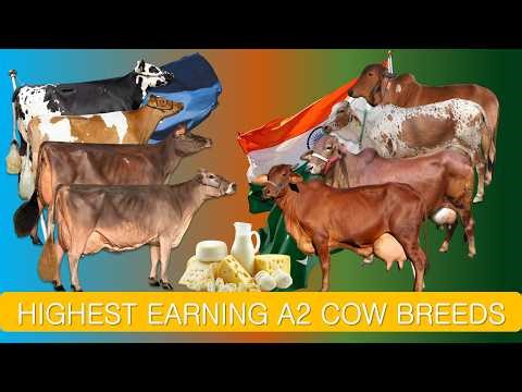 Top 10 Highest Earning A2 Cow Breeds in the World (Milk Yield & Profit) Europe vs India vs Pakistan