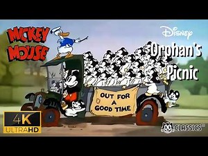 Mickey Mouse & Donald Duck: Orphan's Picnic (1936) 4K Remastered | Disney Classic