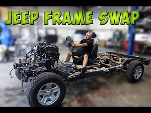 Rebuilding Wrecked Jeep Wrangler! Frame Damage repair!