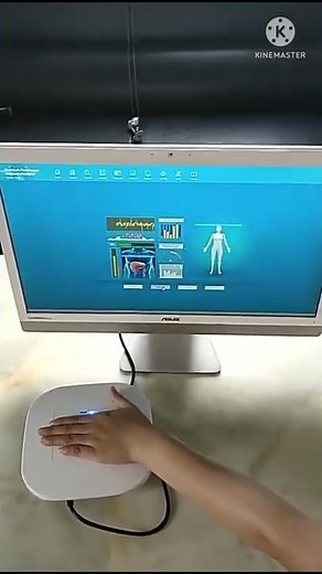 New QMR-998 Quantum Resonance Magnetic Analyzer Set Hand Touch Quantum Body Analyzer With 52 Reports