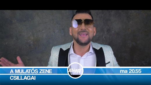 🎙A Mulatós Zene Csillagaiban 20.55-től Csemer Endre Bandika legnagyobb slágereivel várunk!😍 #slágertv #amulatószenecsillagai | Sláger TV
