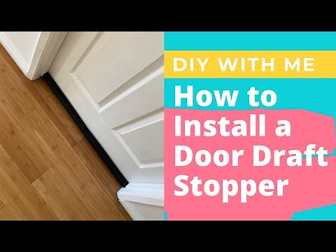 Easy DIY: Install Adjustable Under Door Draft Stopper