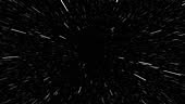 This a video of hyperdrive space jump effect like a star wars movie