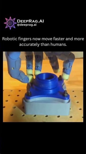 Robotic fingers now move faster and more accurately than humans
