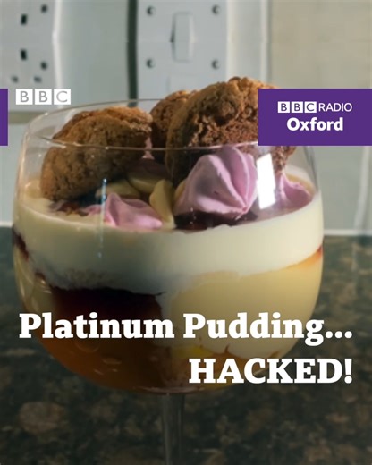3.2K views · 39 reactions | The official Platinum Pudding takes AGES to make and costs .. so, Danny Cox's chaotic kitchen presents: The Platinum Pudding... hacked!  (Recipe for the real thing is here https://www.bbc.co.uk/food/recipes/lemon_swiss_roll_and_42467) | BBC Oxfordshire | Facebook