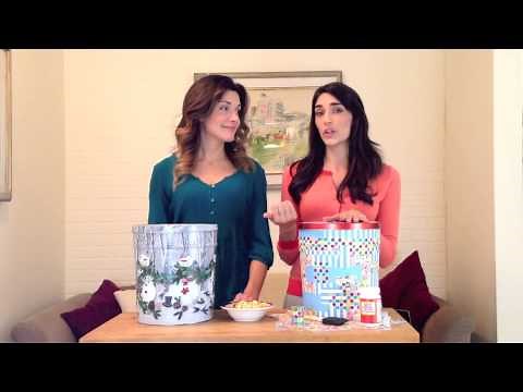 Cute DIY Project to Upcycle Your Popcorn Tins