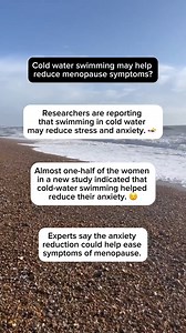 Swimming in cold water may reduce menopausal symptoms, including stress, hot flashes, and aches, according to a new study. https://ter.li/aelxmp | Medical News Today
