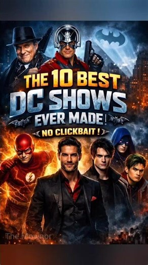 The 10 Best DC Shows Ever Made (No Clickbait!) 🦇 | The Movinor #webseries #dc #thepenguin #netflix