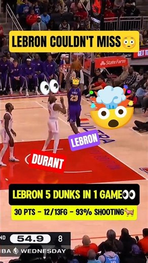 Bron DUNKING all over Rockets AGAIN!😤