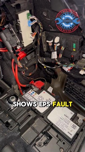 BMW EPS Fault 4822A9 & Undervoltage Warning Fix 🔧⚡ | Steering Assist Failure Explained #BMW #CarFix