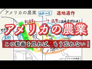 アメリカの気候と農業