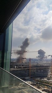 Footage shows the moment Iranian missiles targeted an Israeli military intelligence compound in Herzliya, north of Tel Aviv, earlier this morning. Video: SM | Kashmir Xpress News