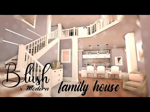 Blush x Modern Family Home | Bloxburg