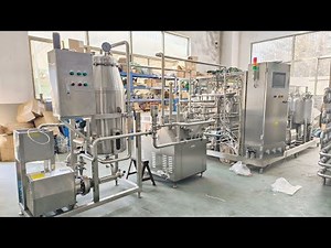 Aseptic Milk Vacuum Degassing, Homogenization and UHT Sterilization System丨UHT Milk Machine