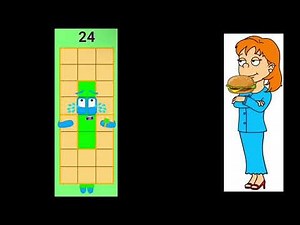 Numberblocks 24 Crying and Rosie Eating