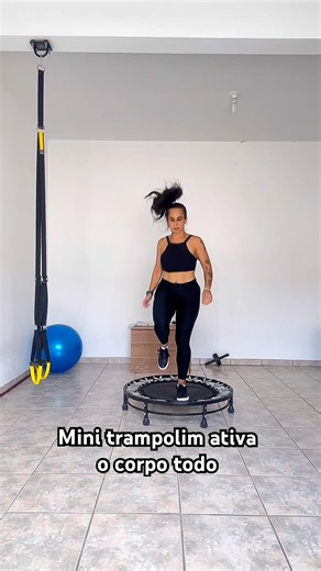 Mini trampolim: 10 minutos que elevam seu cardio