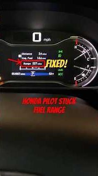 Fixed: Fuel Range Stuck on Honda Pilot #fuelrange #stuck #fix