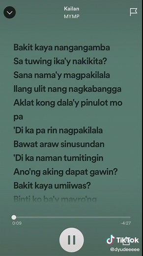 Kailan - MYMP | Nostalgic OPM Music and Lyrics