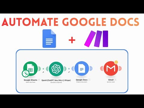 Create Personalized Google Docs Automatically — The Fastest Make.com Automation I’ve Ever Built!
