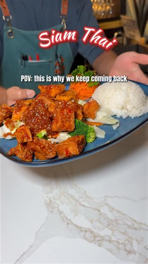 If it’s your first time at Siam Thai, start with your favorites and make it a full table moment. Good vibes, great service, and the kind of meal you’ll talk about after. 📍 Visit us at 123 Sycamore St Decatur Ga ,30030. Or call order at 404-3714333. #thaifood #atlthaifood #atlantaeats #hiddengemsatlanta #afterworkatl cocktailsinatl yummyfood thailand thaifood | Siam Thai Restaurant