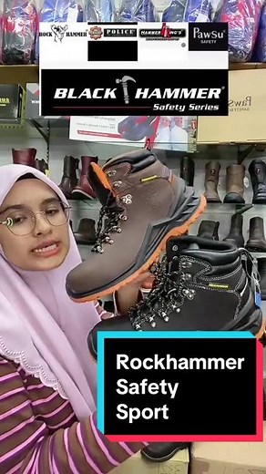 Rockhammer safety sport #foryoupage #trending #fyp #tiktokmalaysia #tiktokmalaysia #safetyshoes #rockhammer