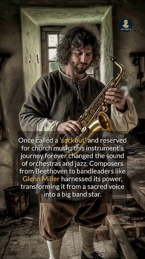 2.1K views · 59 reactions | Once a sacred voice called the sackbut, the journey of the trombone changed orchestral music forever. #history #didyouknow #musichistory #worldhistory | Antiqua | Facebook