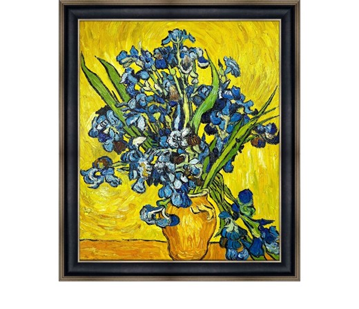 Van Gogh Irises Painting Replica, Hand-painted Oil on Canvas