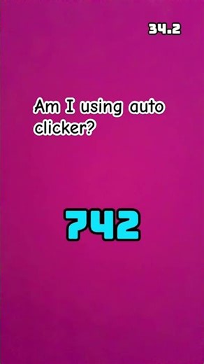 Did I use auto clicker?
