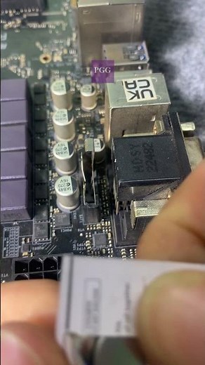 How to Replace CMOS Battery on ASRock H510 Motherboard #shorts #pgg #pcbuild #h310