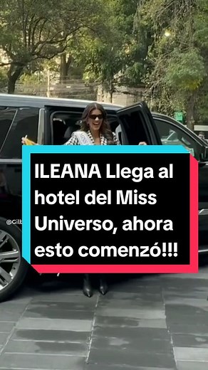 Llegada de Iliana Márquez al hotel de concentración de Miss Universo 2024
