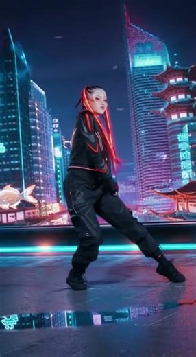 China Just Dropped the Craziest Neon Shuffle Dance! 🔥⚡🤯