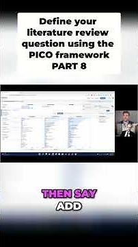 Lit Review: How to Start and Master PICO Questions #shorts