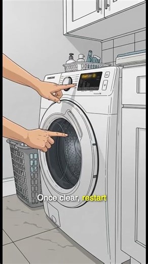 Samsung Washer DC Error — Door Lock Fix Explained (Fast) #shorts #technology #tech #blinkcodelab